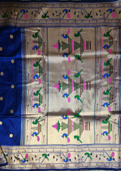 Soft Paithani- 05Neel - Wefta