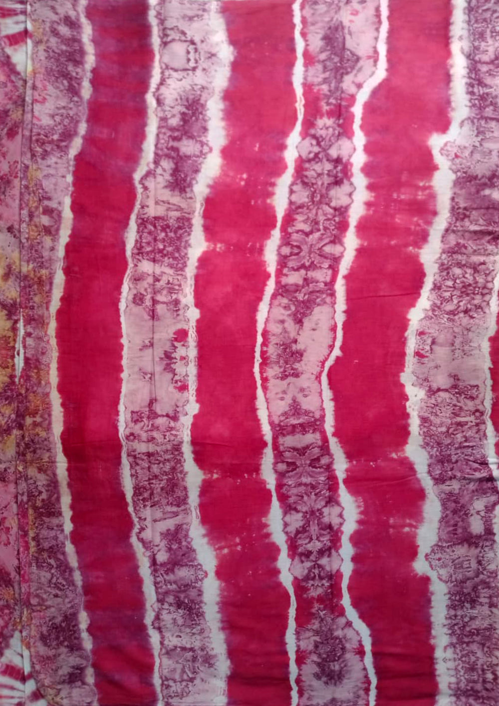 Tie - Dye Printed Saree - Pink DP5 - Wefta