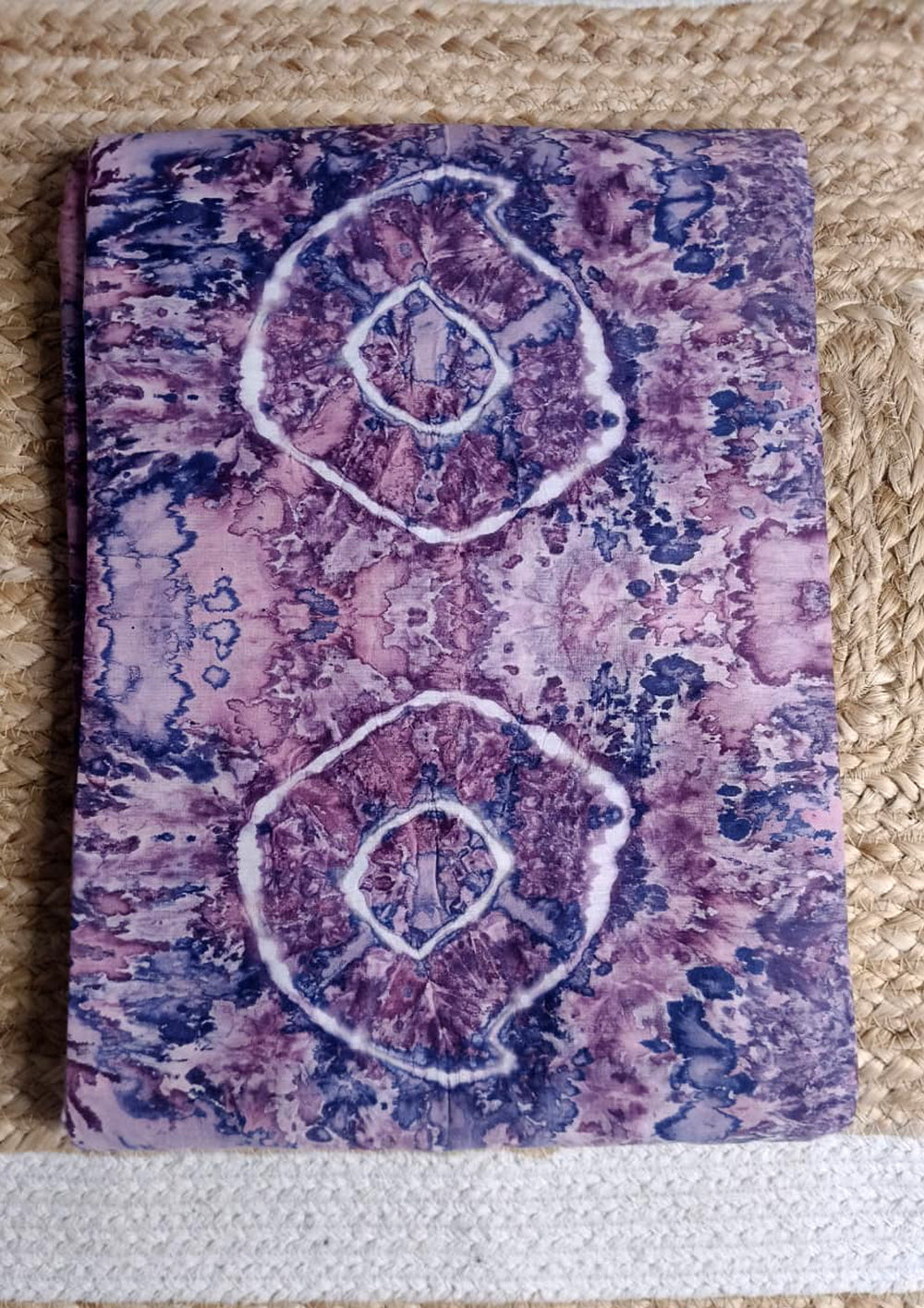 Tie - Dye Printed Saree - Purple DP6 - Wefta